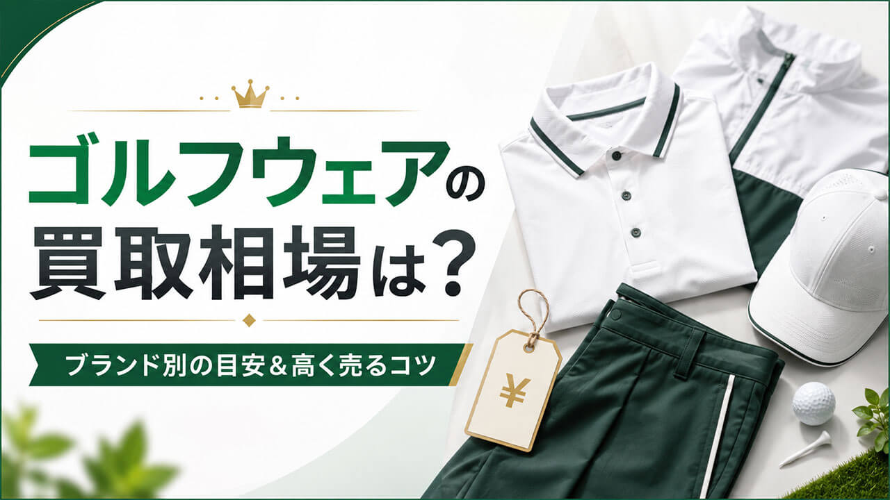 ゴルフウェアの買取相場はいくら？ブランド別の目安＆高く売るコツ