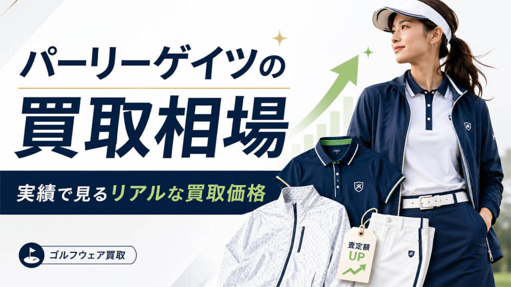 パーリーゲイツの買取相場。実績で見るリアルな買取価格。